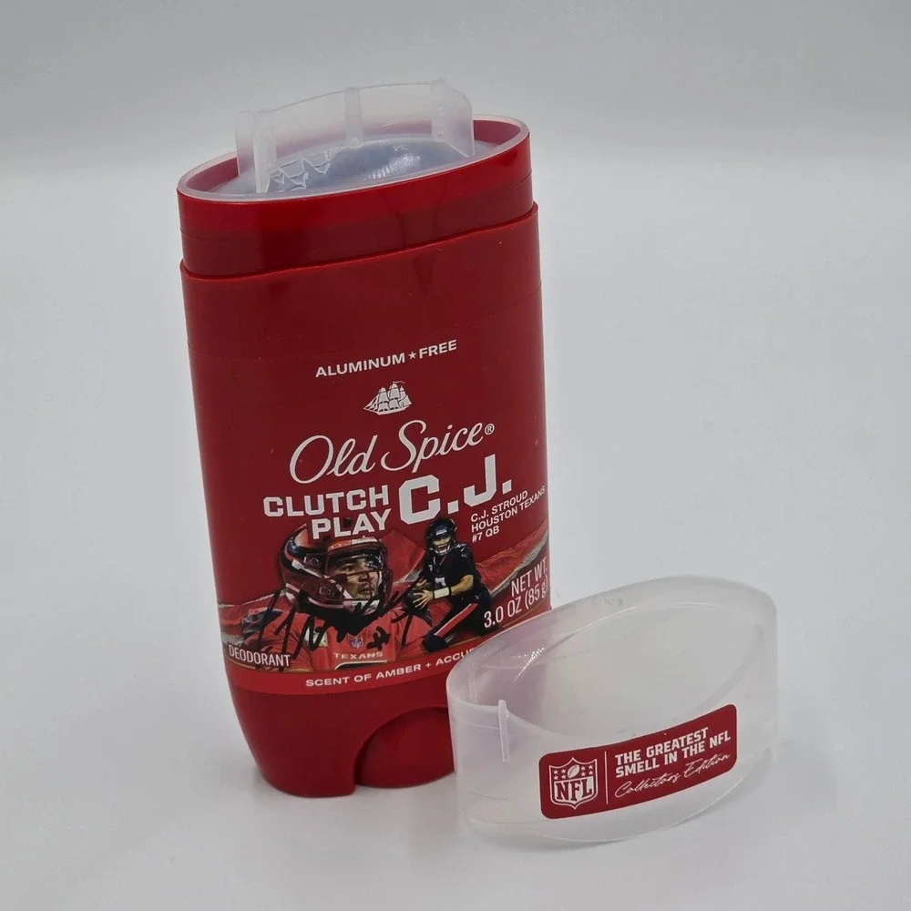 Old Spice C.J. NFL Collection Mens Aluminum Free Deodorant Amber Scent 3oz(2 Pk)